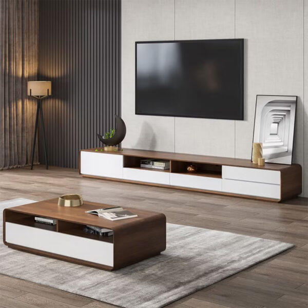 TV Stand with Hidden Storage: Streamlined Entertainment Centers - Image 3