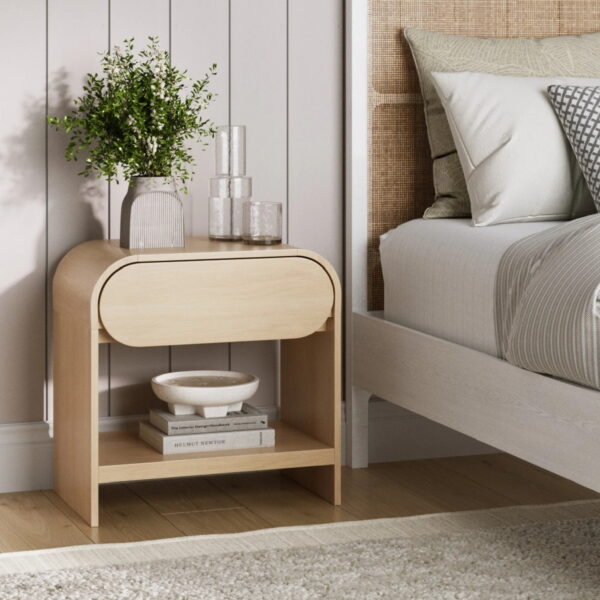 Space-Saving Nightstand: Functional Storage for Bedrooms