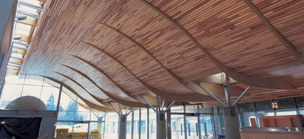 Natural Solid Wood Ceiling Panels - Image 3