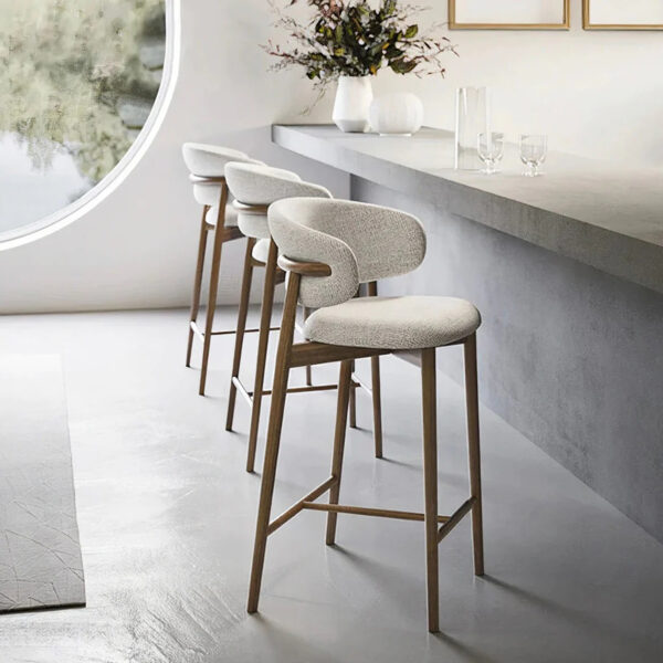 Modern Bar Stool: Stylish Seating for Kitchen Islands & Home Bars - Image 3