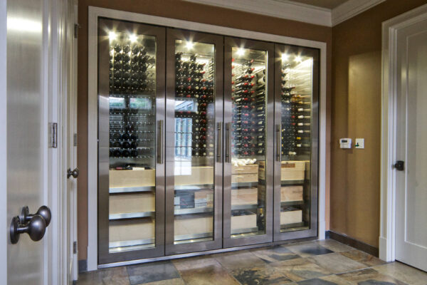 Luxurious Custom Stainless Steel Wine Cabinets/Custom Cabinets - Image 2