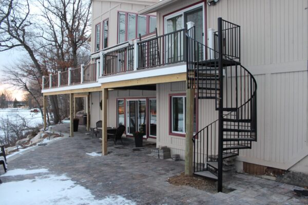 Elegant Curved Custom Staircase - Image 2